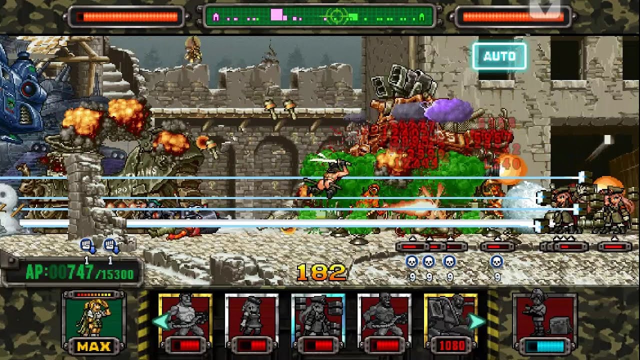 [HD]Metal slug ATTACK. ONLINE!  REBEL  Deck!!! (2.4.0 ver)