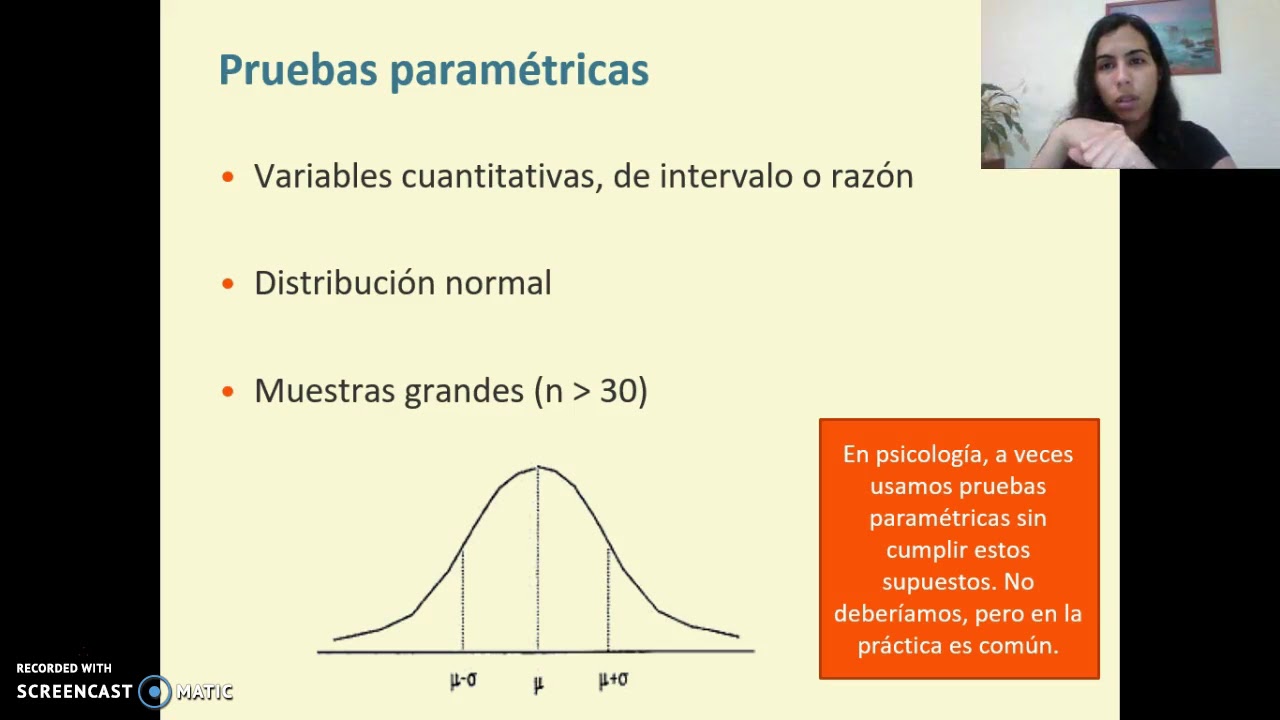 Pruebas Paramétricas vs No Paramétricas