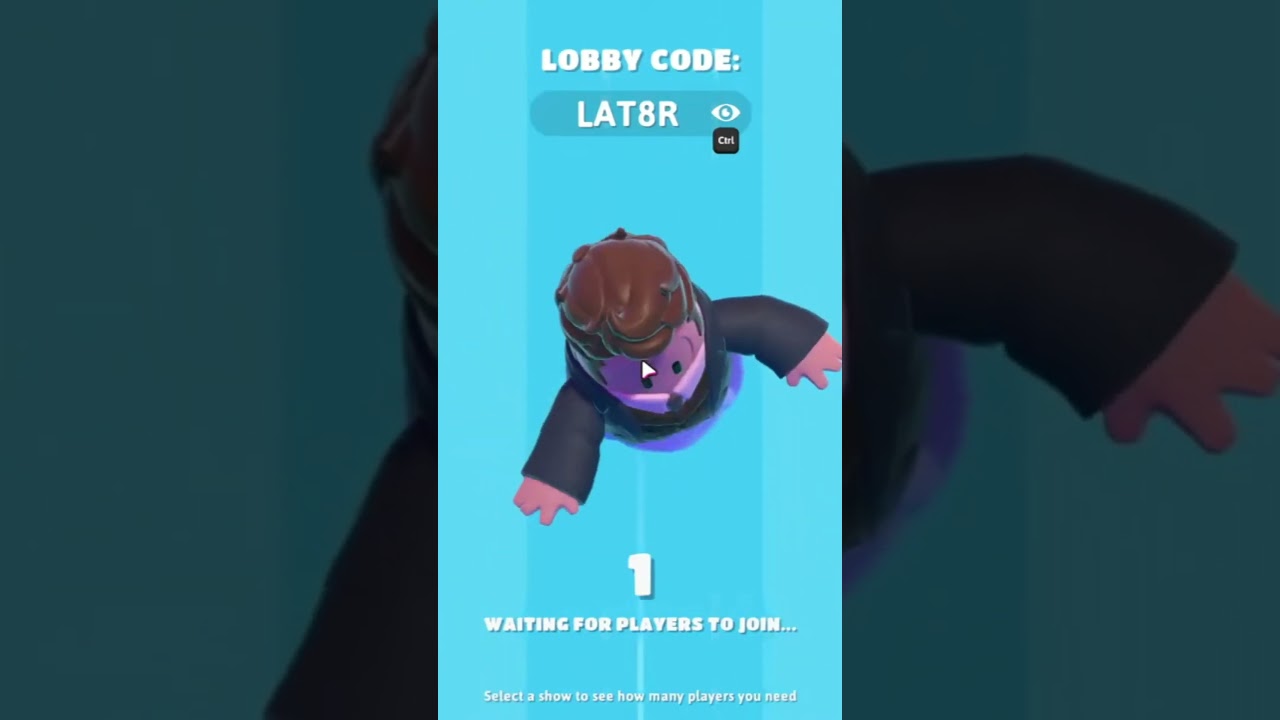 Fall Guys Lobby Code #shorts