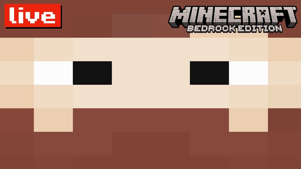 🔴LIVE Minecraft bedrock