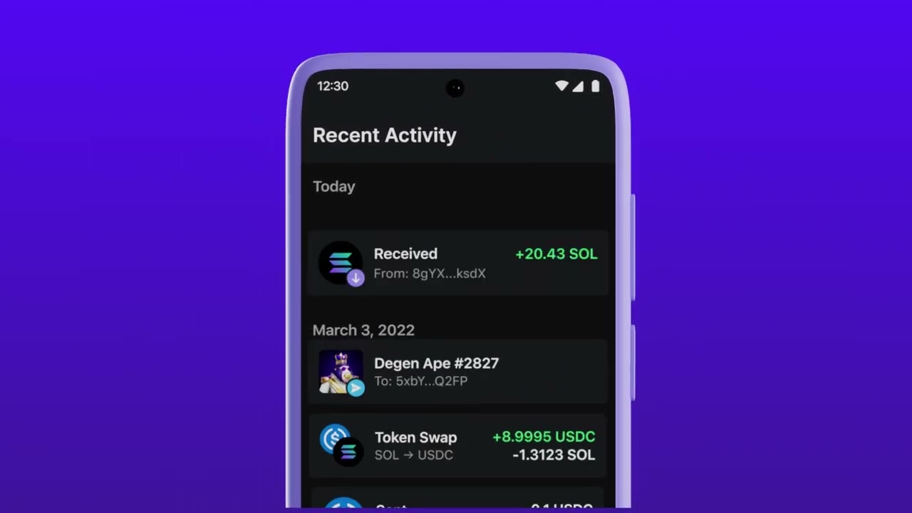 Phantom - Recent Activity