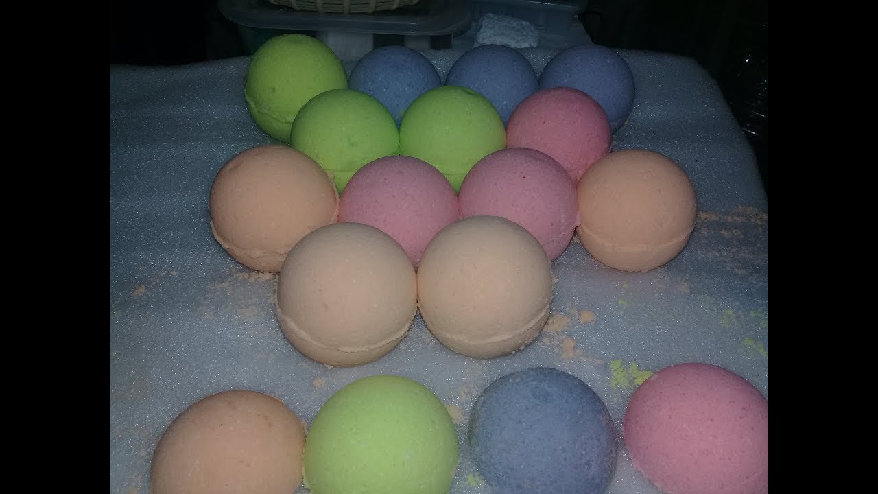 DIY Bath Bomb with perfect Recipe الباث بامب والوصفة الصحيحة جداااااااا