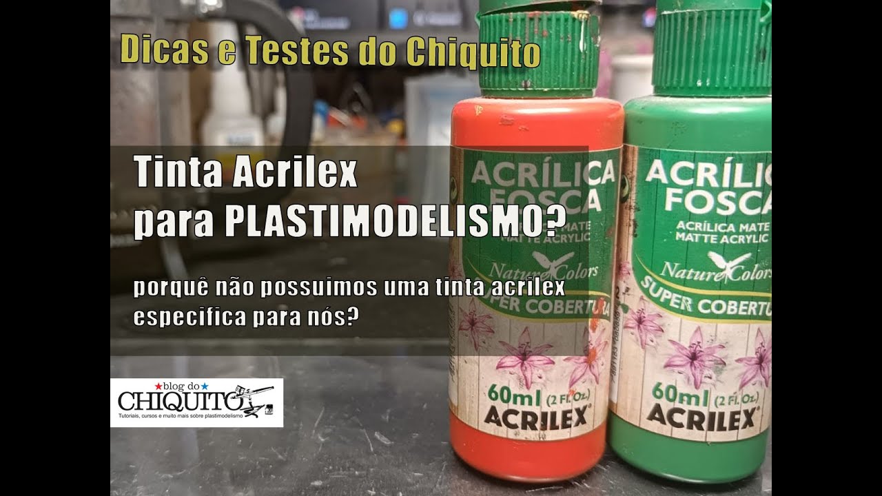 Acrilex para PLASTIMODELISMO? Porquê não temos uma acrilex especifica para o hobby?