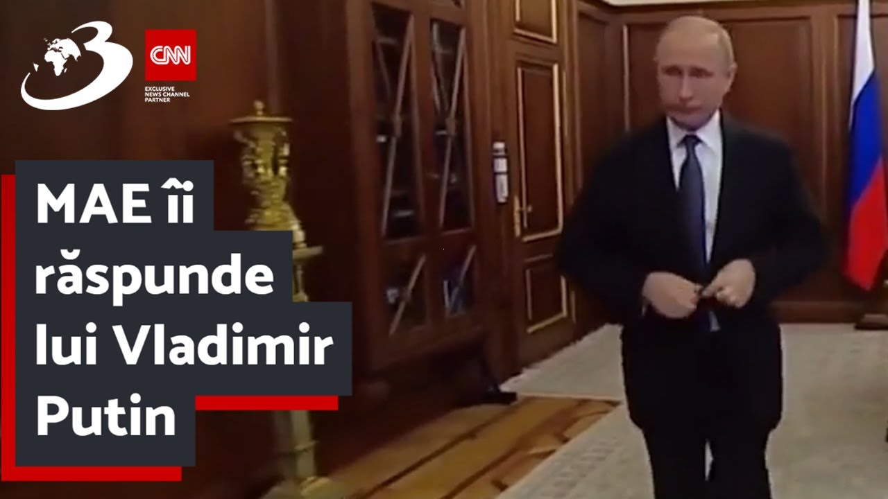 MAE îi răspunde lui Vladimir Putin:  România nu are pretenții teritoriale în Ucraina