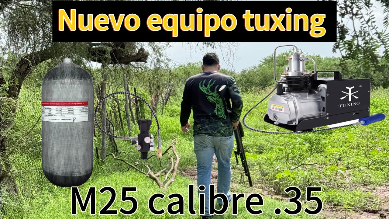 Nuevo compresor tuxing y scuba de 3L//equipo nuevo para esta temporada de caza 