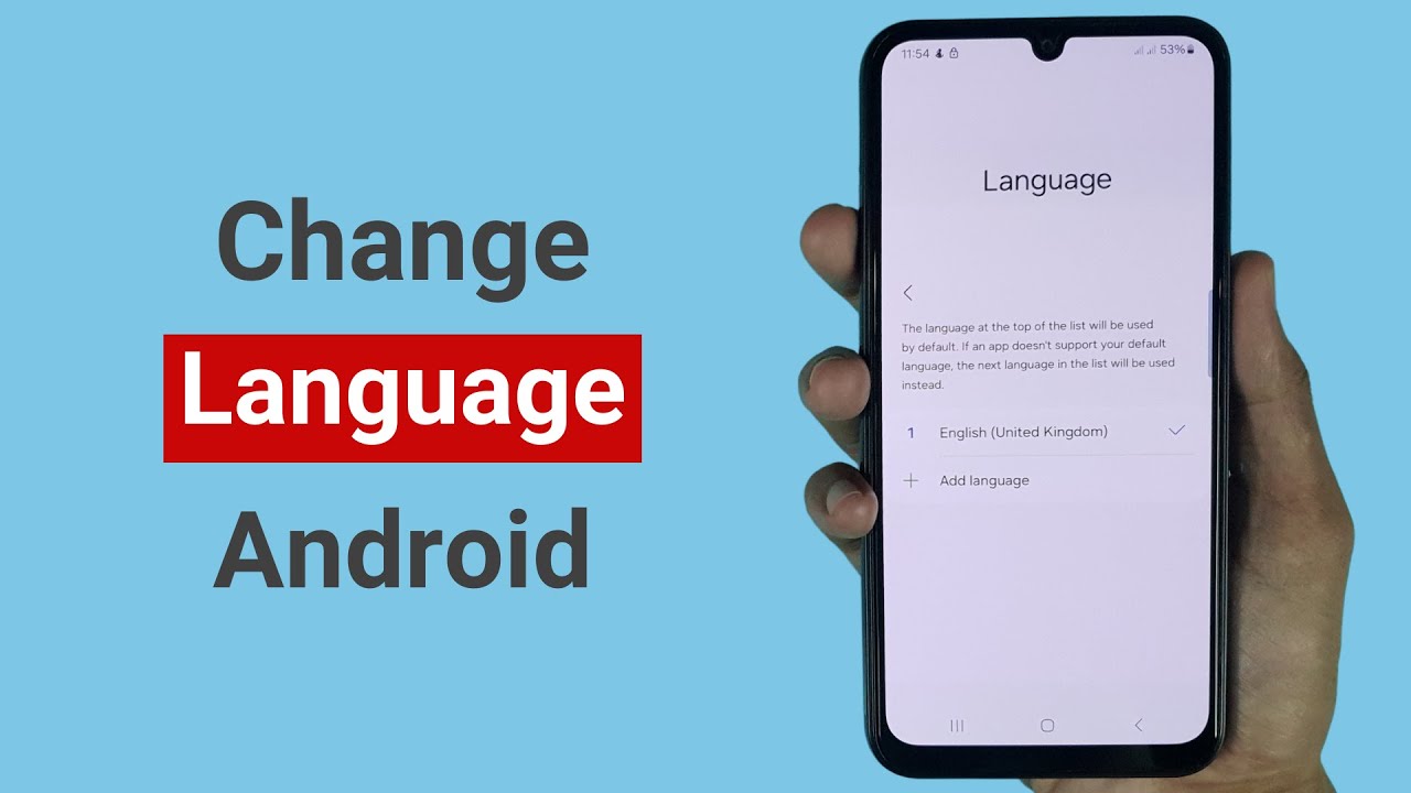 How to Change Language on Android