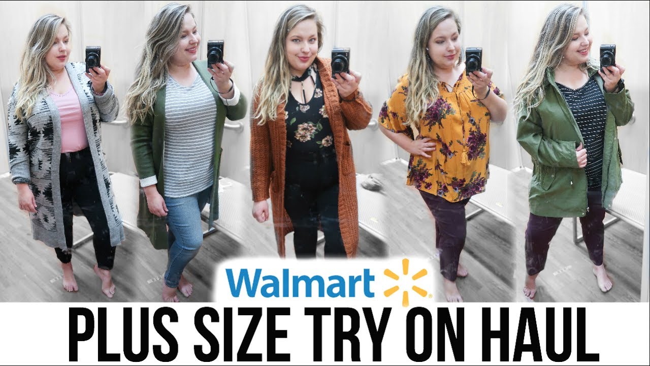 INSIDE WALMART'S DRESSING ROOM | Fall 2018 Plus Size Fashion