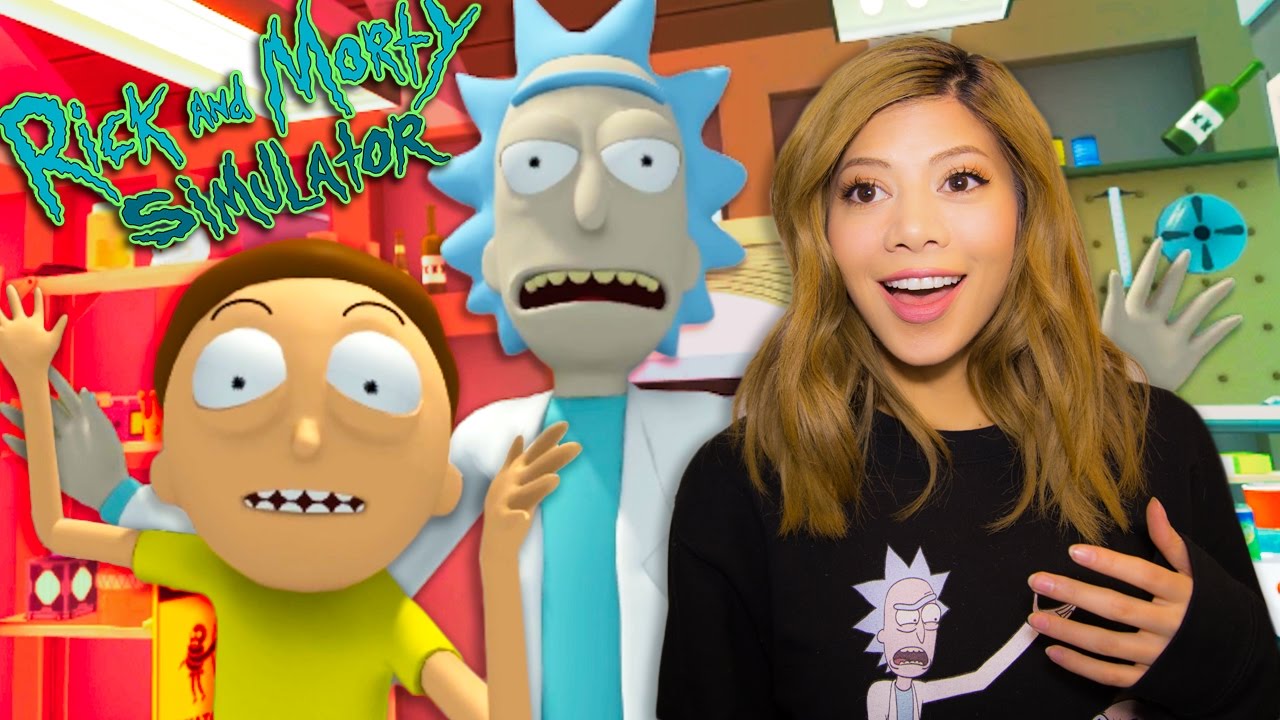 I GOT TO PLUNGE RICK'S TOILET! - Rick and Morty in Virtual Rick-ality