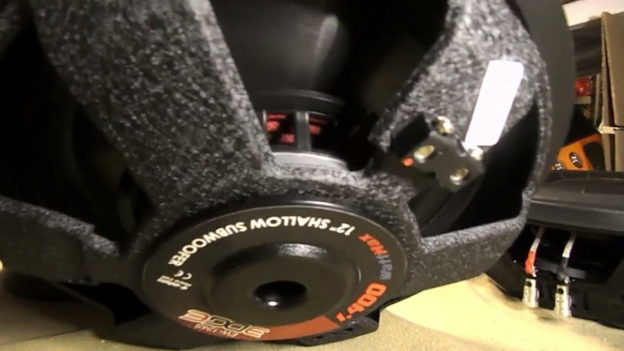 Mind Blown Power Acoustik EW-124S Edge Series Shallow Subwoofer On Alpine MRV-M500 DB Test SMD-AMM1