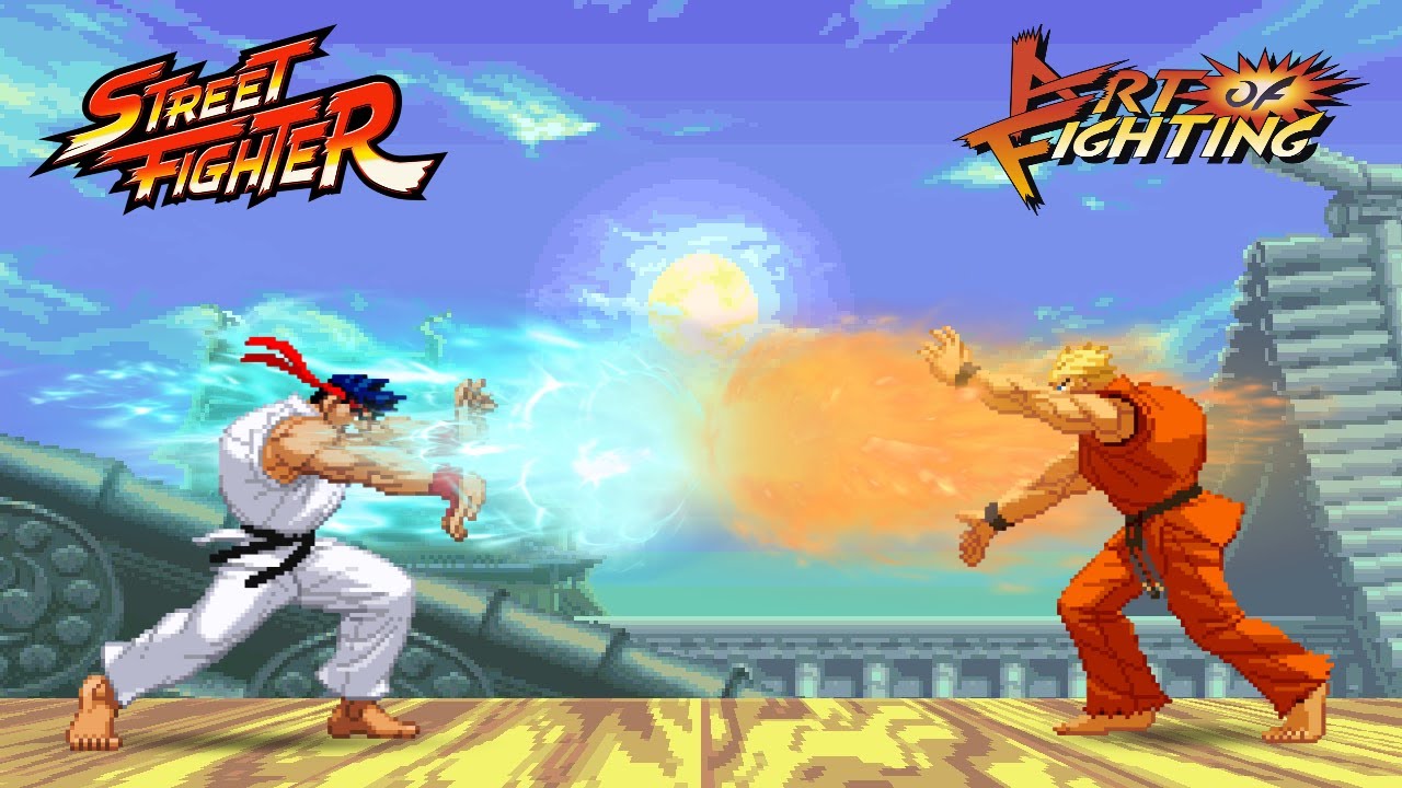 Ryu vs Ryo Sakazaki - Street Fighter X Art of Fighting l Capcom X SNK