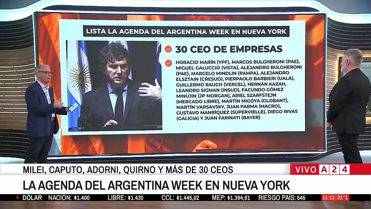 Argentina Week 2026: el gobierno busca inversiones en Nueva York