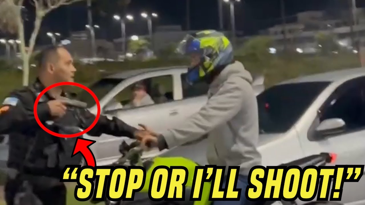 Was The Gun Necessary? | Cops Vs Bikers Compilation