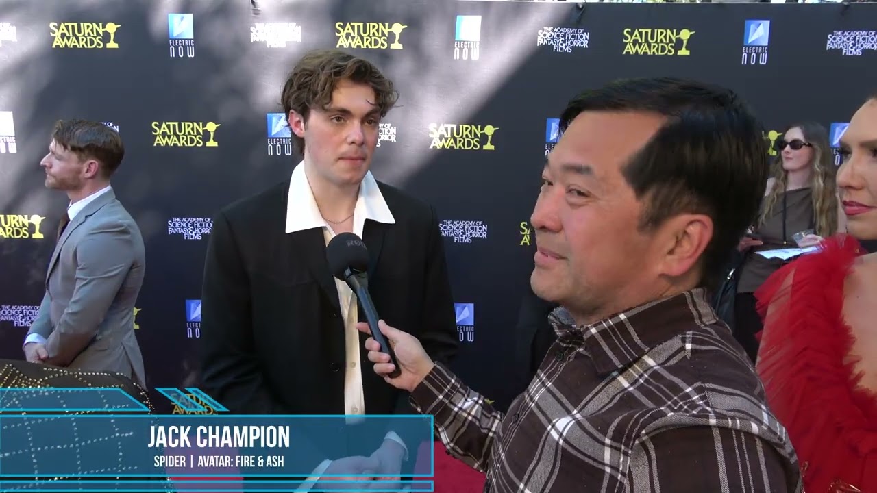 Jack Champion Carpet Interview at Saturn Awards 2026