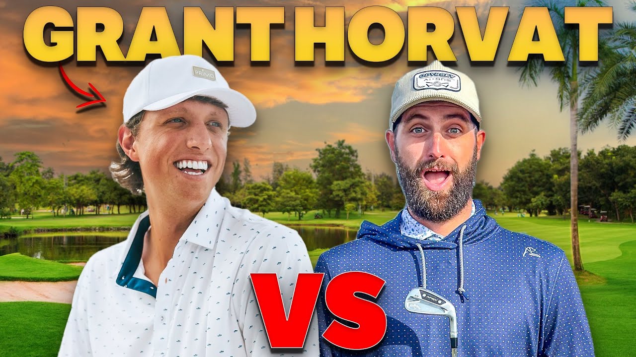 I Challenged Grant Horvat to a 18 HOLE MATCH!