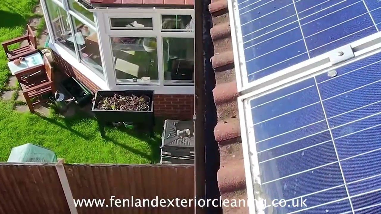Metheringham driveway and gutter clean by Fenland Exterior Cleaning.