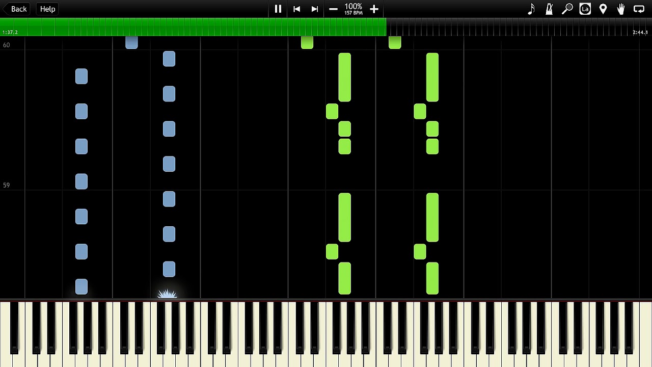 Initial D - Back On The Rocks Synthesia Piano MIDI //7oiij