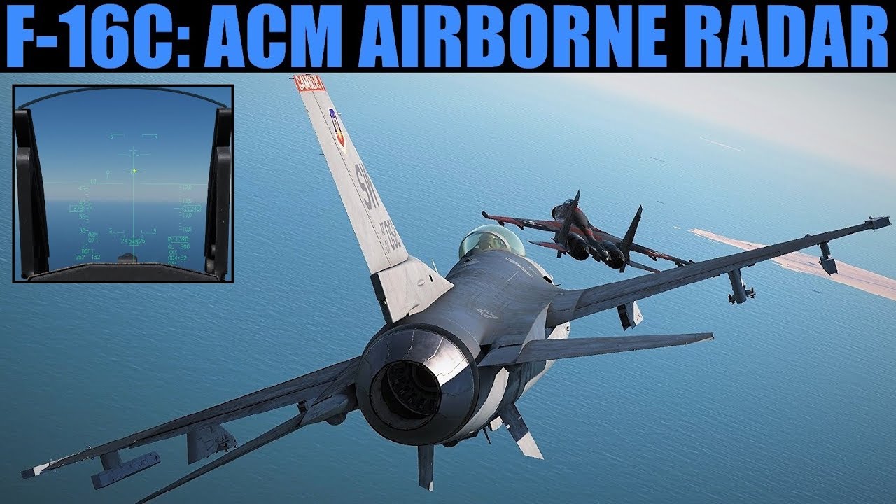 F-16C Viper: Учебное пособие по радару ACM «воздух-воздух» | DCS WORLD