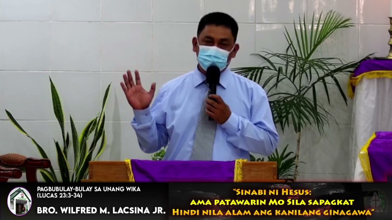 “Sinabi ni Hesus: Ama, patawarin Mo silasapagkat hindi nila nalalaman ang kanilang ginagawa.”