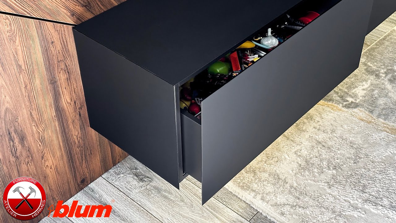 ЯЩИК без РУЧЕК? Лучшее решение - Blum Movento Tip-ON BLUMOTION. Сборка и Монтаж. № 165.