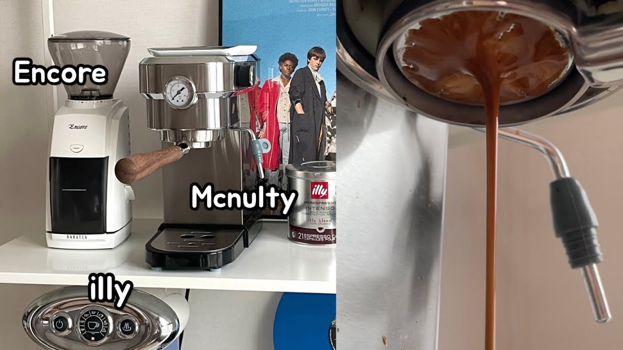 [맥널티 첫추출] 캡슐머신도 좋고 에스프레소머신도 좋은 맥시멀리스트☕️ / 바라짜 엔코 그라인더 / 입문용 커피머신 / 홈카페