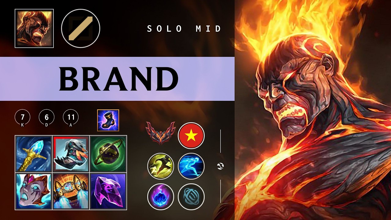 Brand Mid vs Zoe - VN Grandmaster Patch 26.04