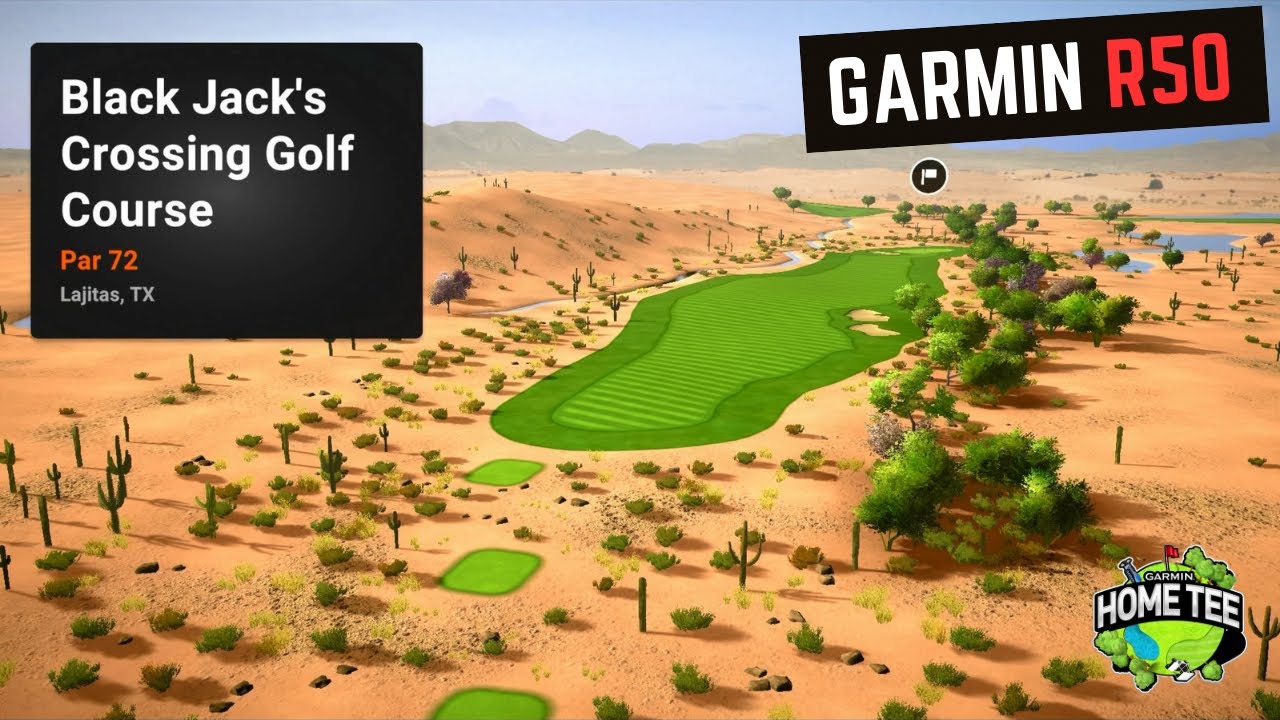 Black Jack’s Crossing Golf Course (Lajitas, TX, USA) - Home Tee Hero and Garmin R50 Gameplay