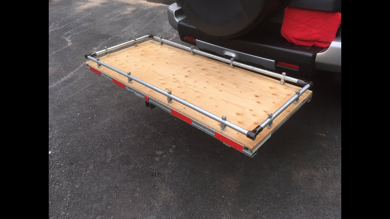 Build Your Own DIY Trailer Hitch Cargo Carrier