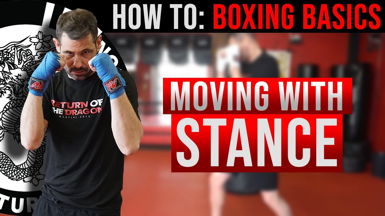 How to MOVE in your stance for BOXING and KICKBOXING