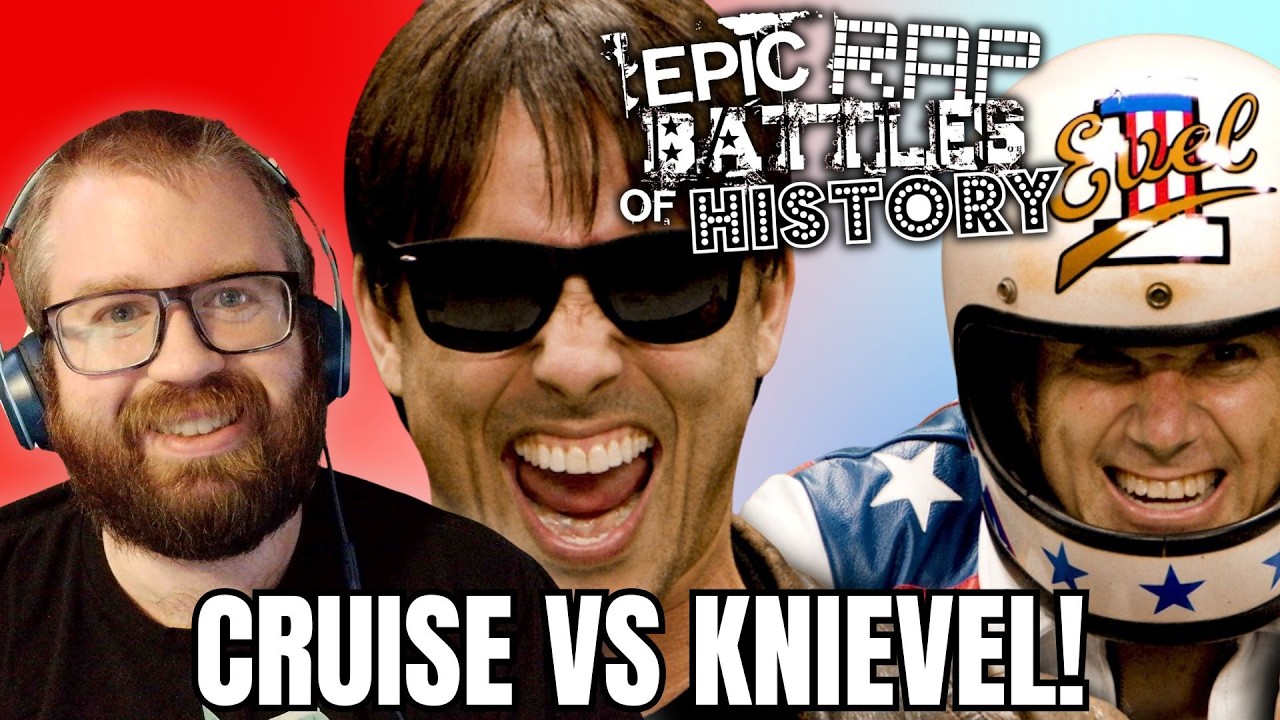 Tom Cruise vs Evel Knievel - Epic Rap Battles Of History REACTION!