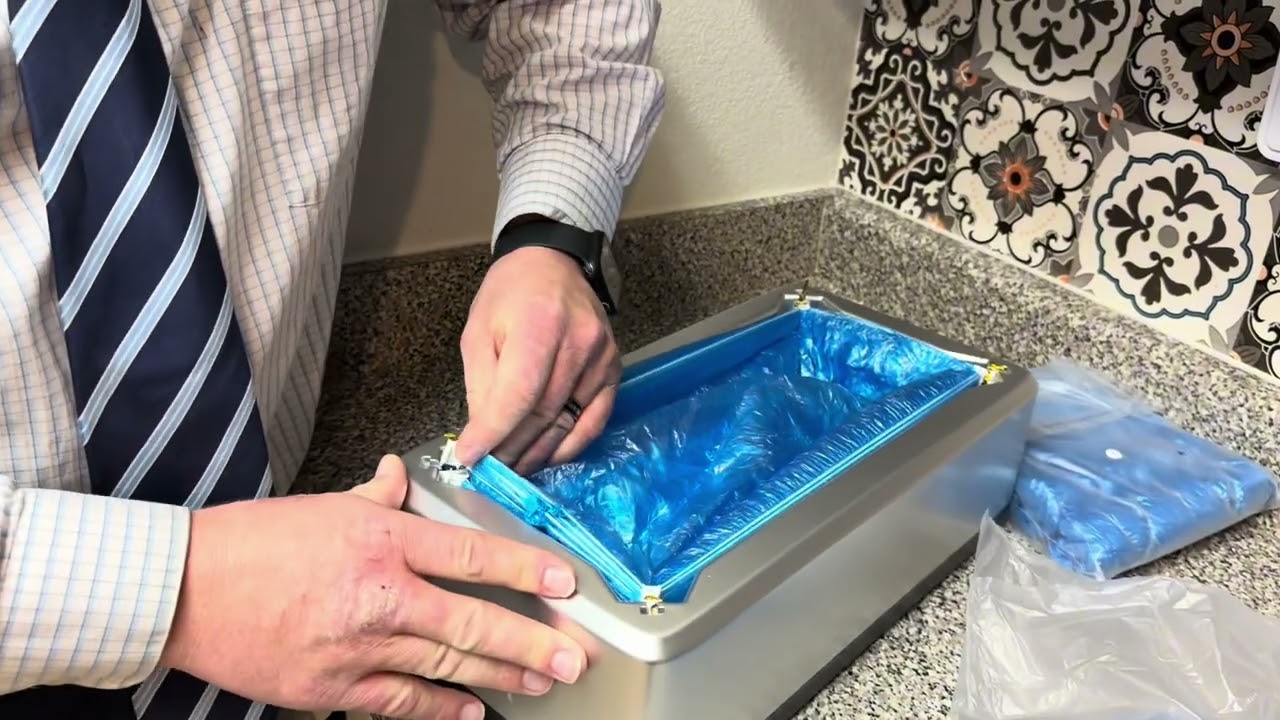 Automatic Shoe Cover Dispenser with 200 Pcs Disposable Shoe Covers, Booties