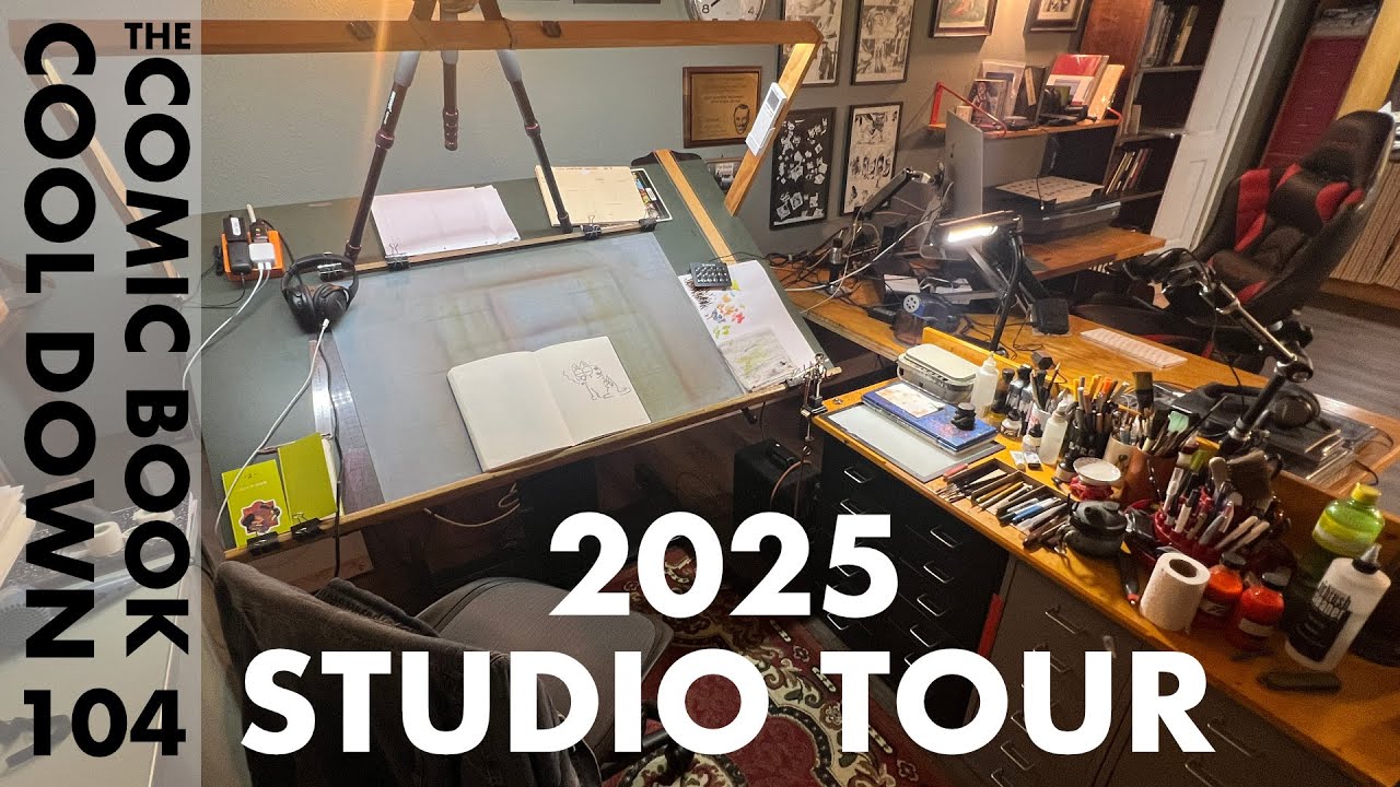 The Comic Book Cool Down - 2025 studio tour!