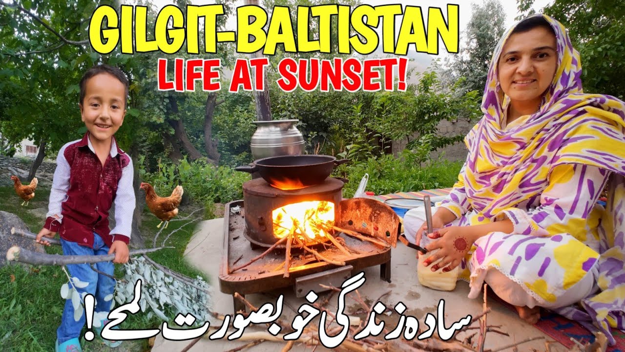 Peaceful Evening Routine in a Gilgit Baltistan Village 🌄 | Real Life in Northern Pakistan