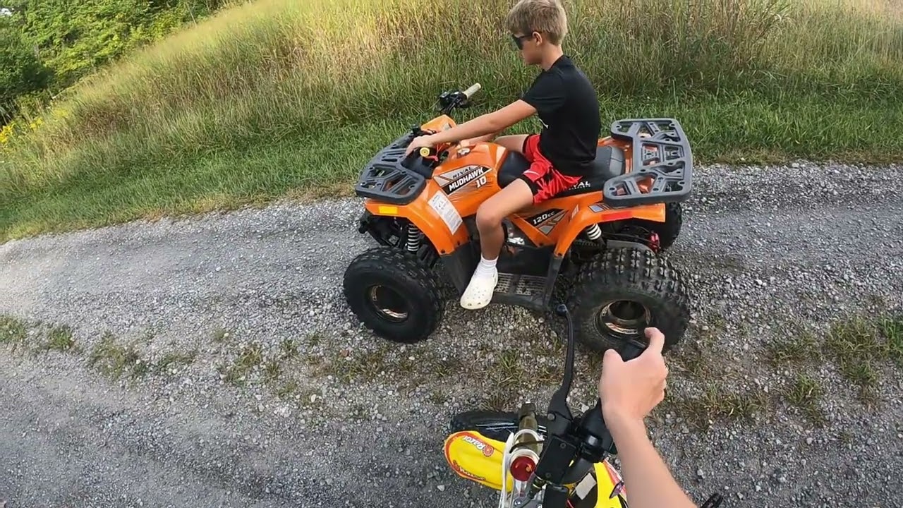 𝗣𝗔𝗥𝗧 2. Riding e-bike and four wheeler WATCH TILL THE END DID NOT GO AS PLANNED