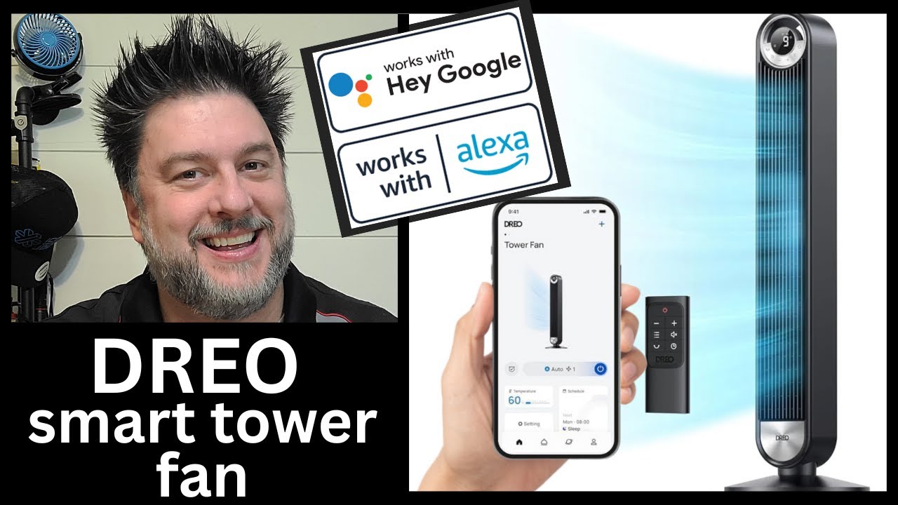 🌟 DREO smart tower fan.  Best fan for summer!