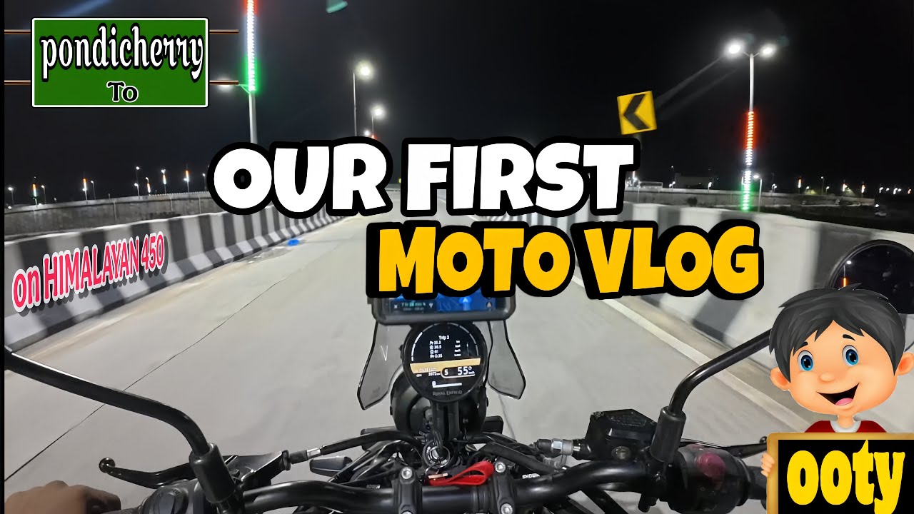 37 mileage on Himalayan 450😲😳|our first moto vlog |episode 1| pondicherry to Ooty | #himalayan450