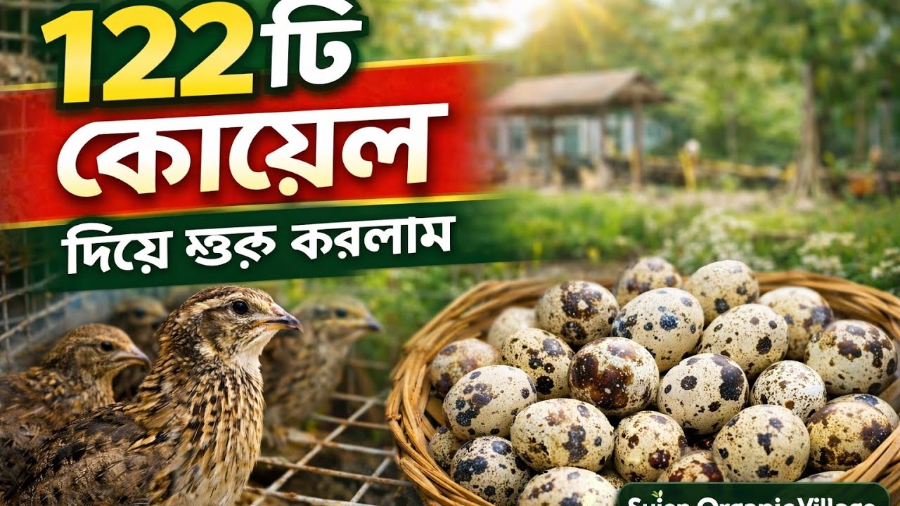 কোয়েল পাখি চাষ | অল্প পুঁজিতে বেশি লাভ | বাস্তব খামার