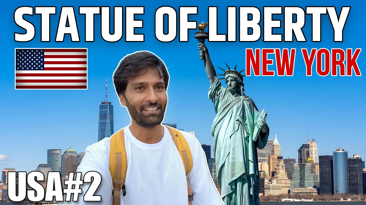I VISITED STATUE OF LIBERTY IN World's Most Popular NEW YORK CITY USA