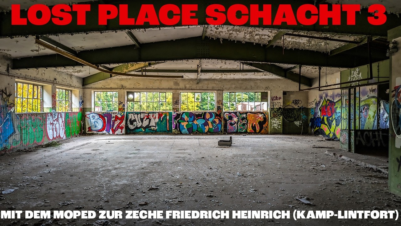 🏍️ Lost Place Tour: Mit&acute;m Moped zum Schacht 3 Zeche Friedrich Heinrich &ndash; vergessener Wetterschacht