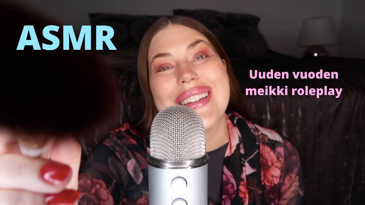 ASMR SUOMI Uuden vuoden meikki roleplay