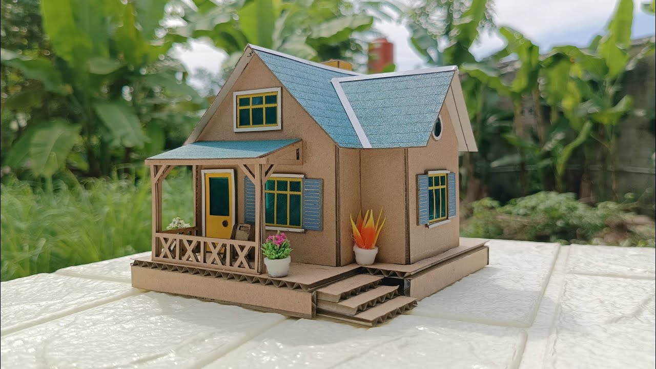 How to Make Small House with Cardboard
