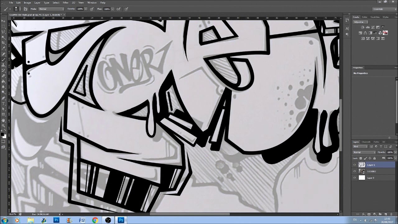 Digital Graffiti  Photoshop | SERPGRAFF