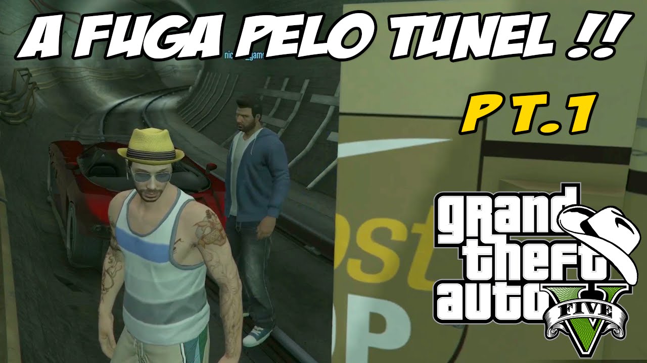 GTA 5 Online (PS4) - Golpe Pacific Standard pt.1: A Fuga pelo Túnel