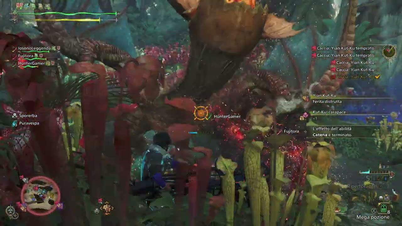 YanKut Monster Hunter Wilds caccia gruppo MonsterHunterIta rtx5080 Ryzen 7 7800x3d maxout  1440p