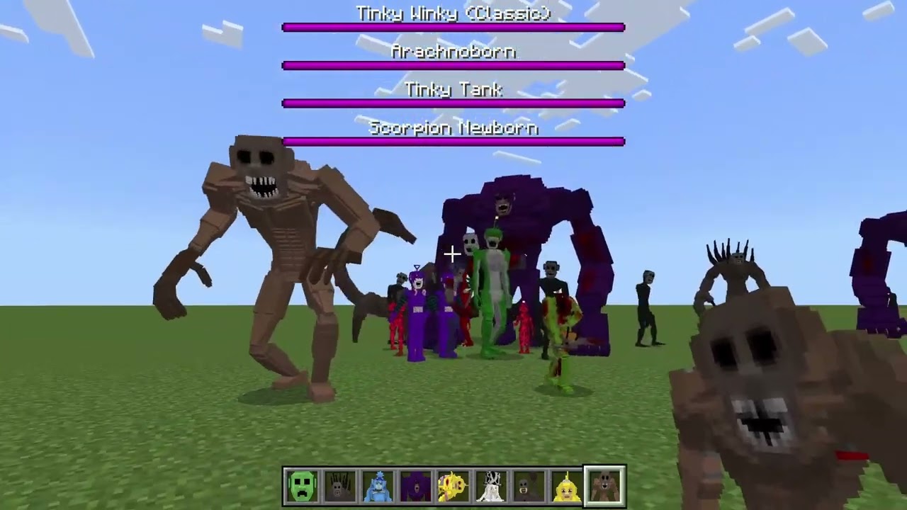 Slendytubbies The Beginning of the End ADDON in Minecraft PE