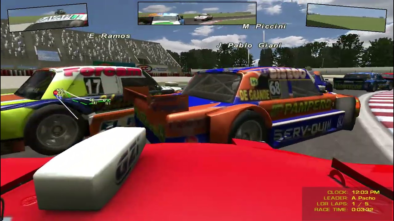 rfactor tc 2008 en el galvez n12 con chicana por primera vez en el canal con el torino cherokee