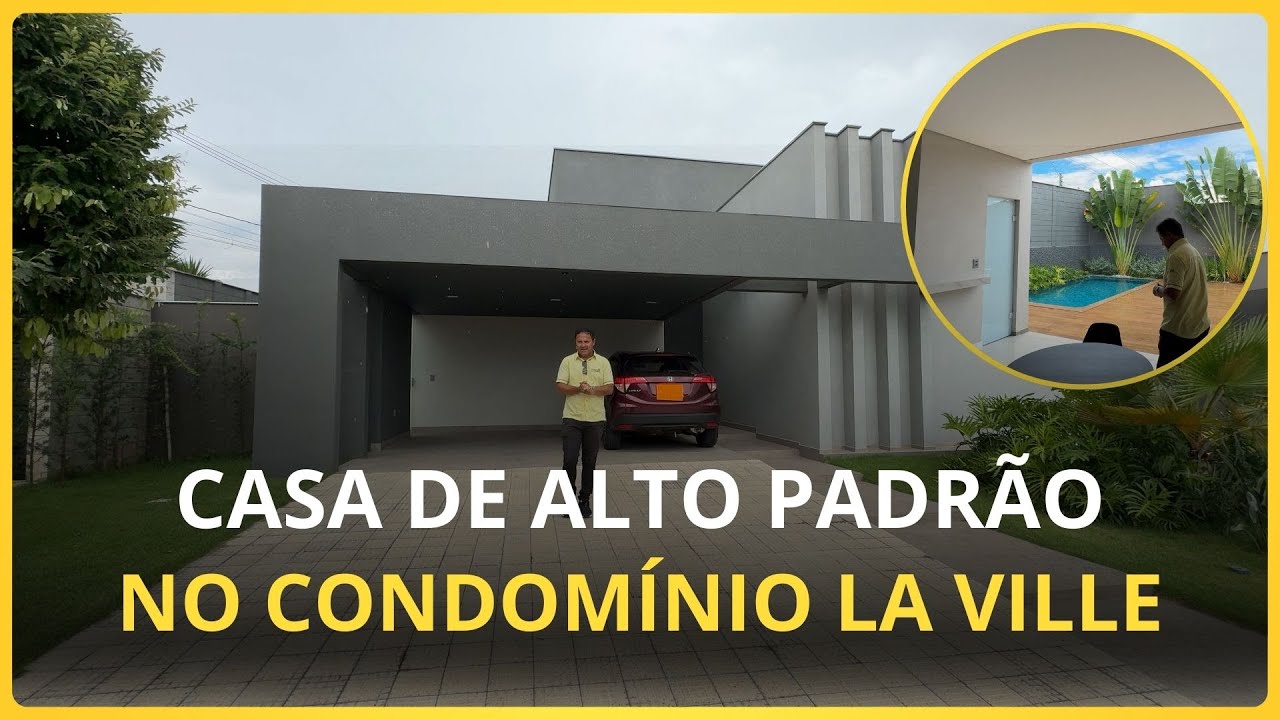 LINDA CASA NO CONDOMÍNIO LA VILLE! LUXO, LAZER E SEGURANÇA!