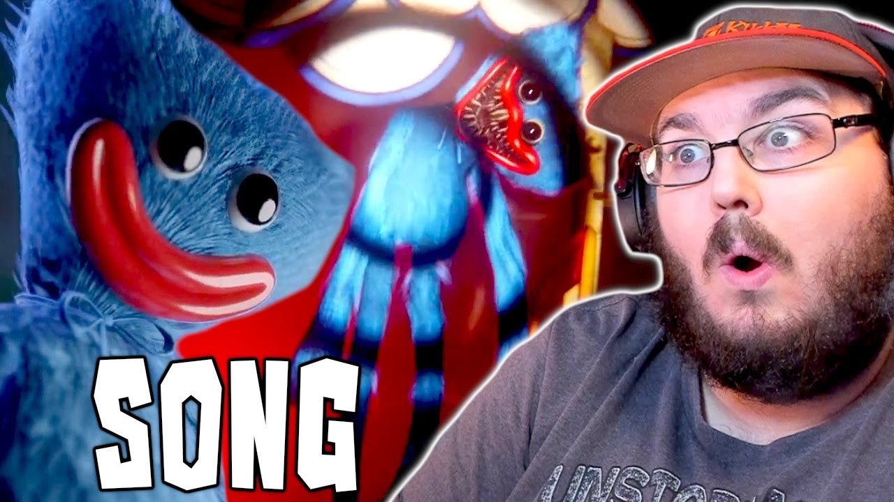 Poison Blooms (Poppy Playtime song) Huggy Wuggy REACTION!!! + Multiverse - 