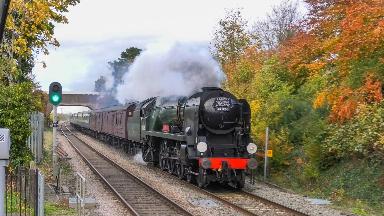 Eddystone On A Mainline Charge !  + 7029 On Farewell Special !