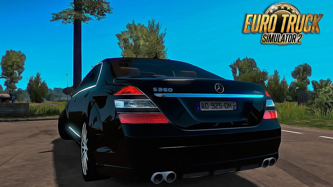 ✅ ▶Mercedes Benz W221 S350◀ | ETS 2 1.37 | 🚦 CAR MOD | 2K