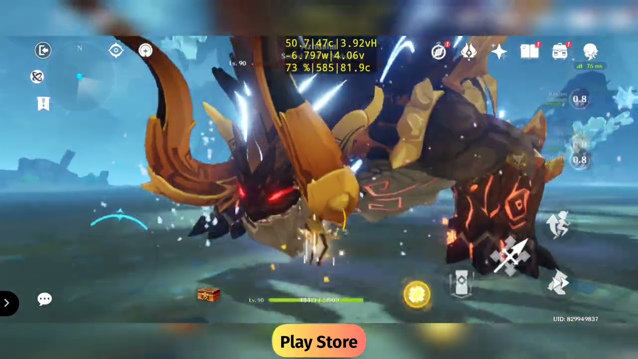 Genshin Impact Android - TapTap and Play Store version gameplay